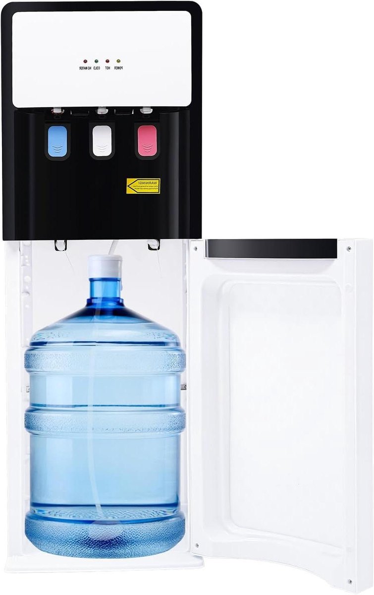 Elektrische Waterdispenser - Waterkoeler Fontein - Thuis Kantoor - Bodemvulling Ontwerp - 5 Liter Capaciteit - Wit
