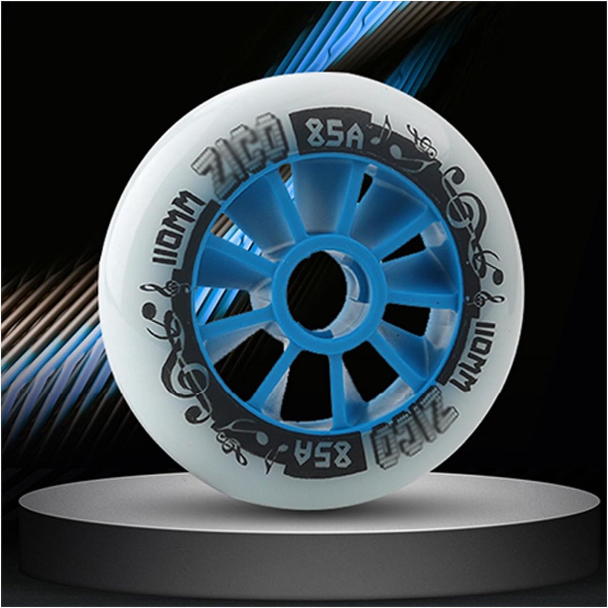 Skeeler Wielen - Rolschaats Wielen - Soepel Skaten - Duurzaam PU Materiaal - 90 100 110 MM - Diverse Kleuren