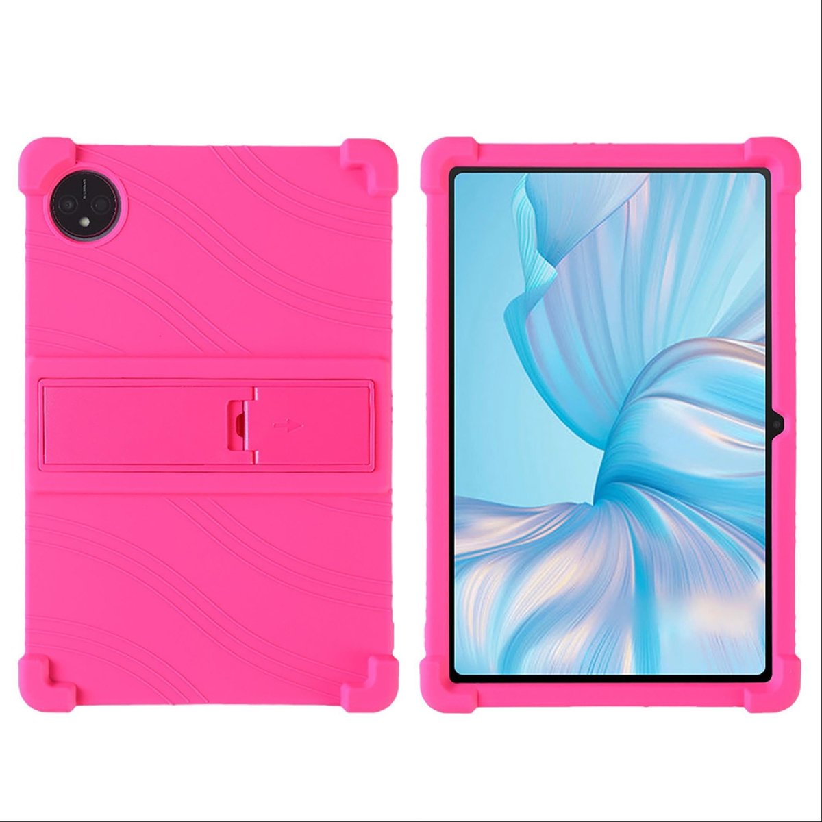 Dailygoody - Hoes voor 80 - Zachte TPU siliconen - Airbag Valbescherming - Roze - Tablet Bescherming - Geschikt voor 80