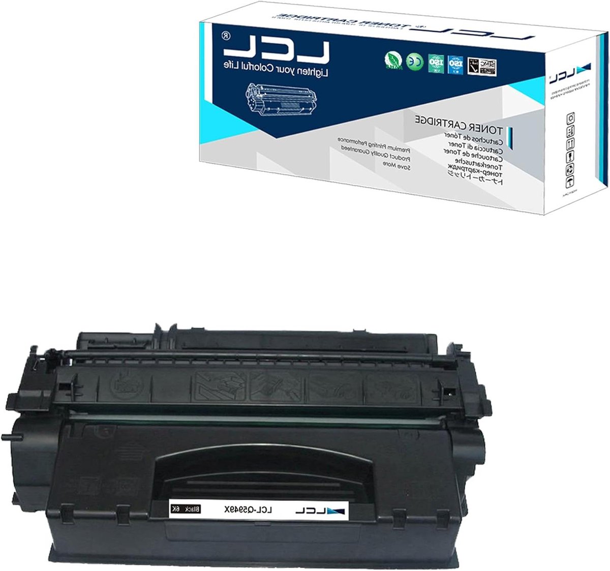 Tonercartridge Zwart - Vervangende Toner Compatibele Cartridge - Documenten Printen - Hoge Paginaopbrengst - 6000 Pagina's - Zwart