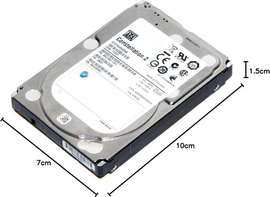 Interne Harde Schijf - Harde Schijf Opslagstation - Data Opslag - Enterprise Betrouwbaarheid - 1TB - Zilver van Interne Harde Schijf — afbeelding 4