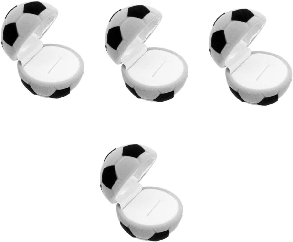 Ringendoosjes Voetbal - Juwelendoosjes Organizer - Bruiloft Cadeau - Simuleert Voetbal Vorm - 5x5x5cm - Meerdere Kleuren