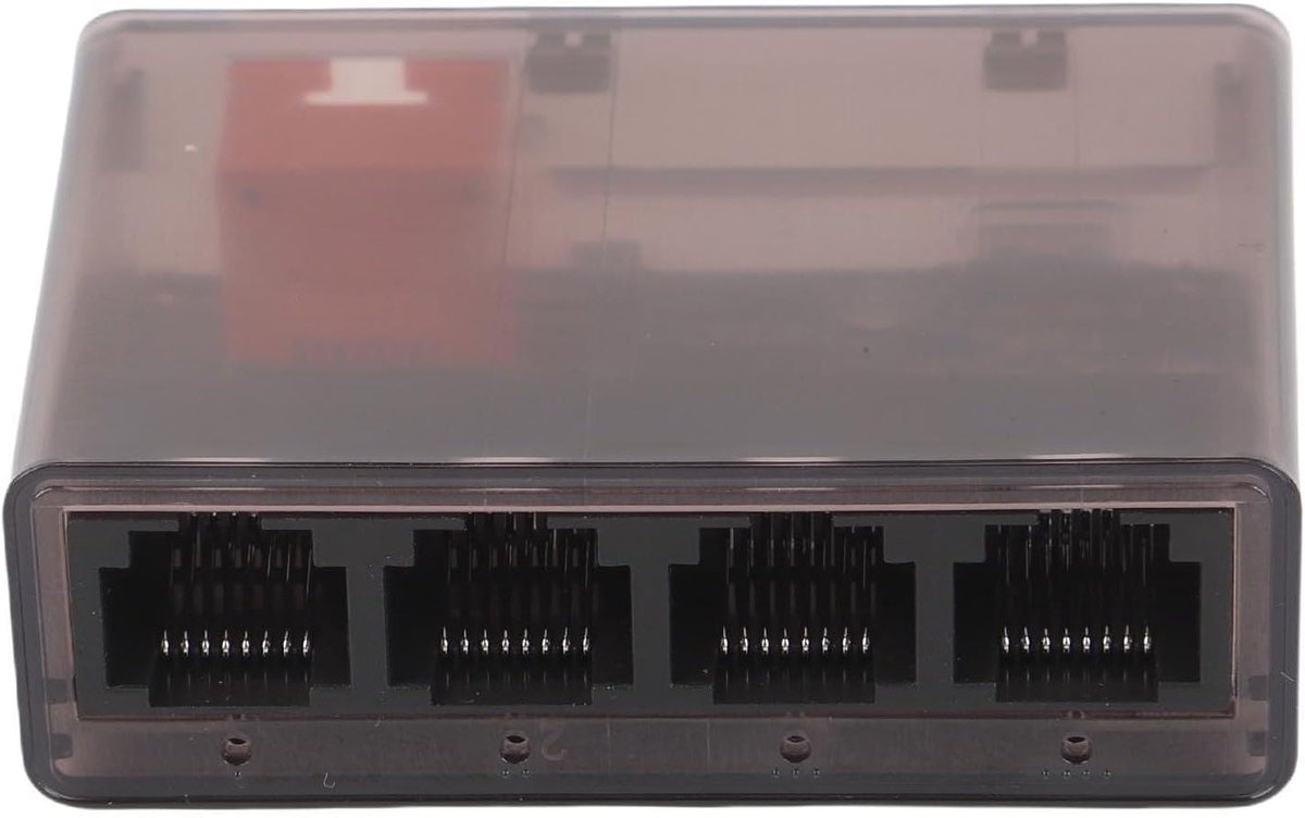 Ethernet Splitter - Netwerkverdeler Router - Netwerk Uitbreiden - Gigabit Overdrachtssnelheid - 1 op 4 Poorten - Zwart