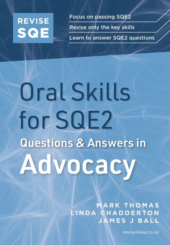 Revise SQE Oral Skills for SQE2: Questions & Answers in Advo ... - cover