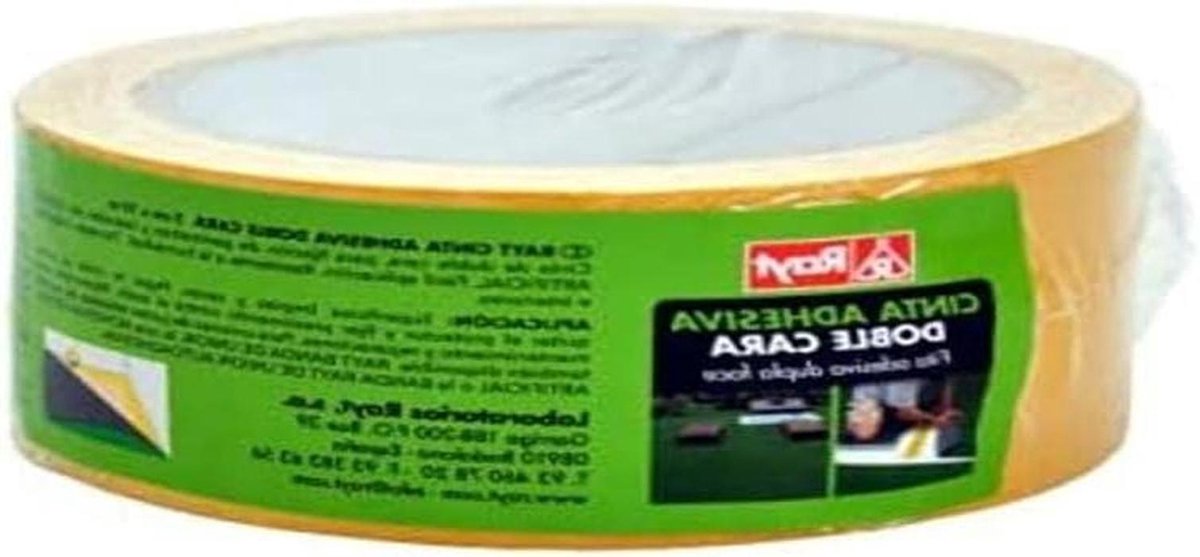 Dubbelzijdig Plakband - Kunstgras Tape - Kunstgras Bevestigen - Laat Geen Resten - 5 cm x 10 m - Geel
