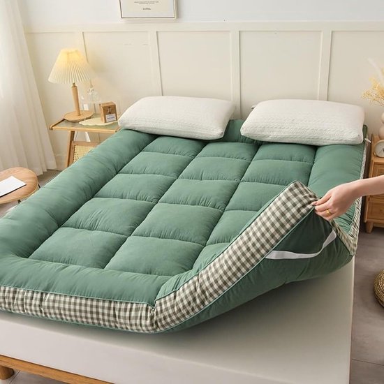 Japanse futonmat - Oprolbaar matras - Comfortabel slapen - Dikke slaapoplossing - 140 x 200 cm - Niet gespecificeerd — afbeelding 2