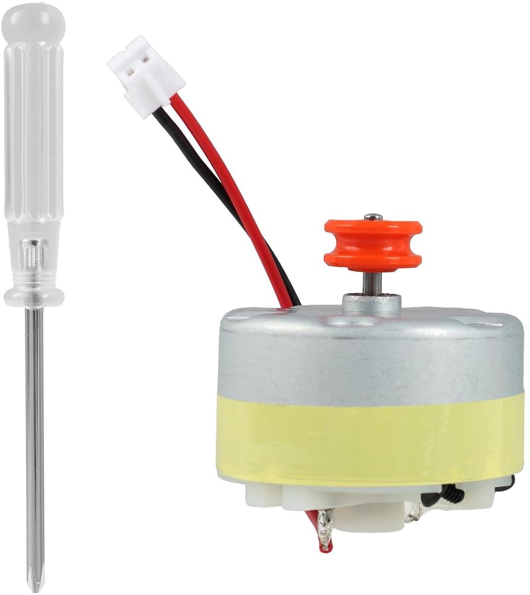 Navigatiemotor Stofzuiger - Reserveonderdeel Robot - Geoptimaliseerde Reiniging - Hoge Snelheid - 3 x 3 cm - Zilver