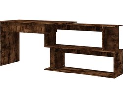 Hoekbureau - Werktafel - Thuiswerken - Draaibaar ontwerp - 200 x 50 cm - Eiken
