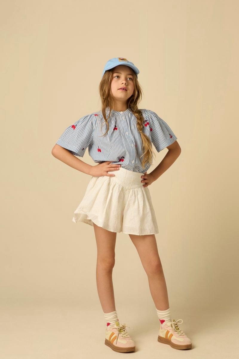 Sissy-Boy - Witte skort met embroidery