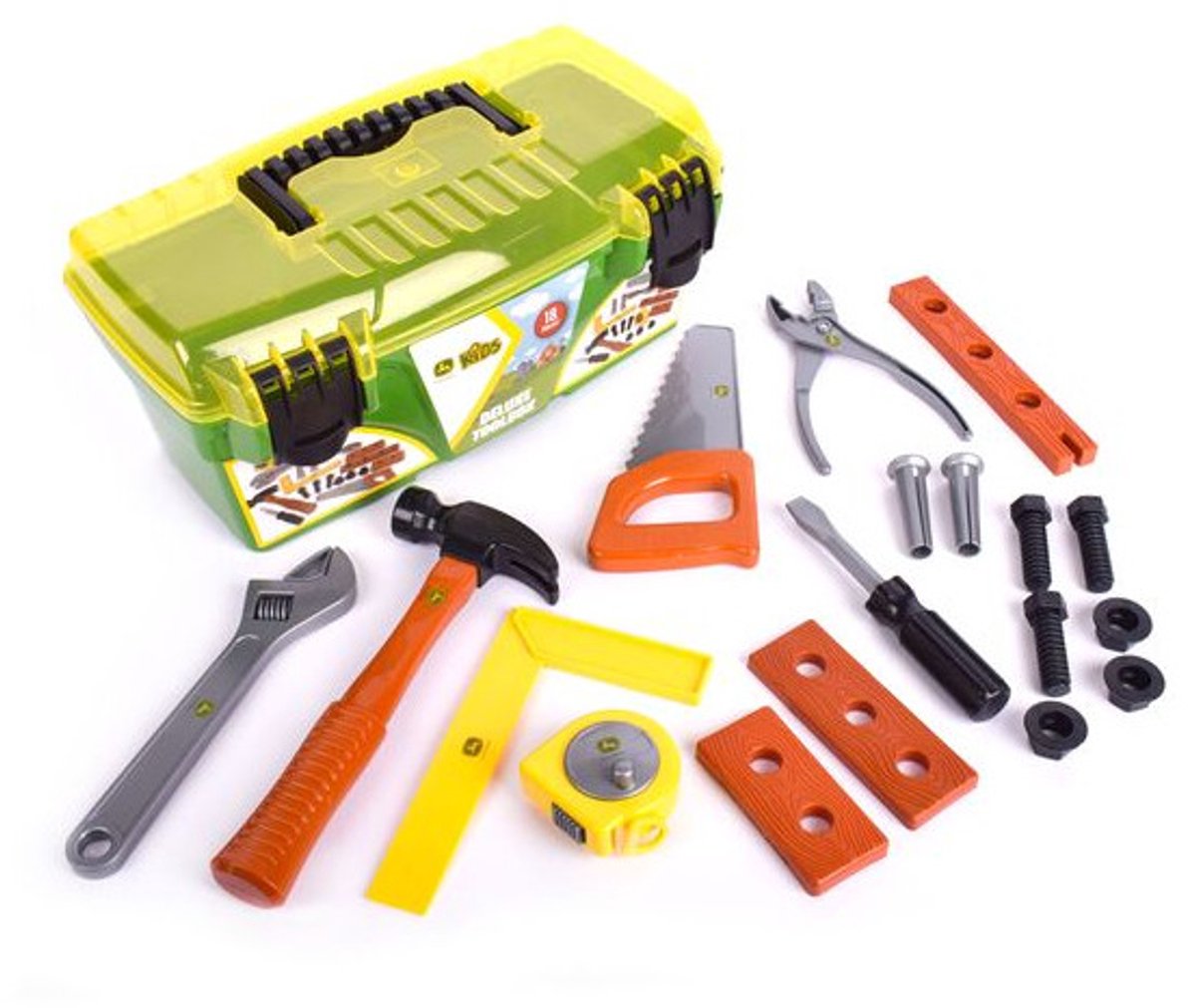 Tomy John deere tool box.