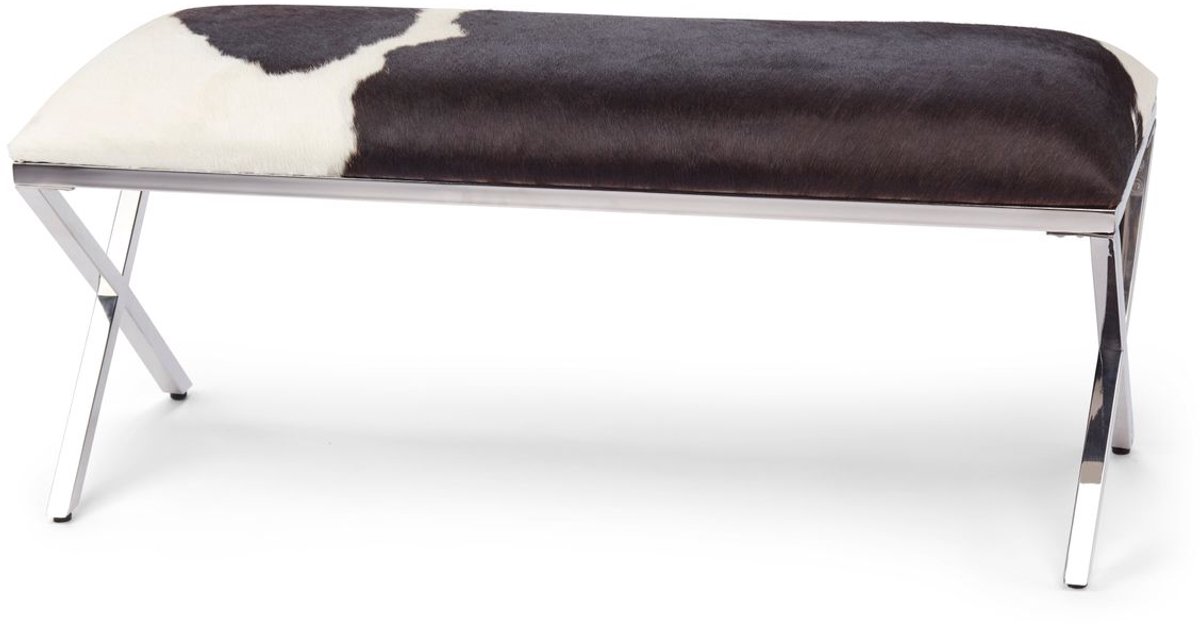 Sheepskin House - Bank van Koeienhuid - 110x45x45 cm