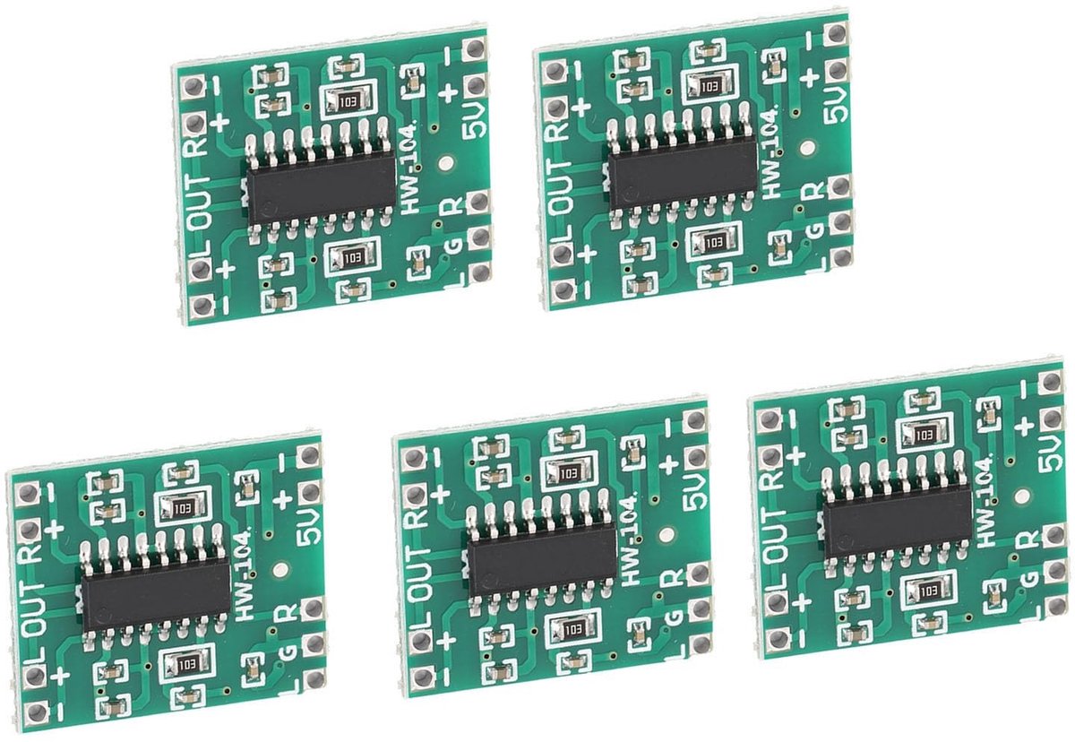 aladdien - Digitale Versterker Module - 2-Kanaals Audio Amplifier - 3W + 3W - Hoge Efficiëntie - Compacte Audio-oplossing - Ideaal voor Thuisgebruik...