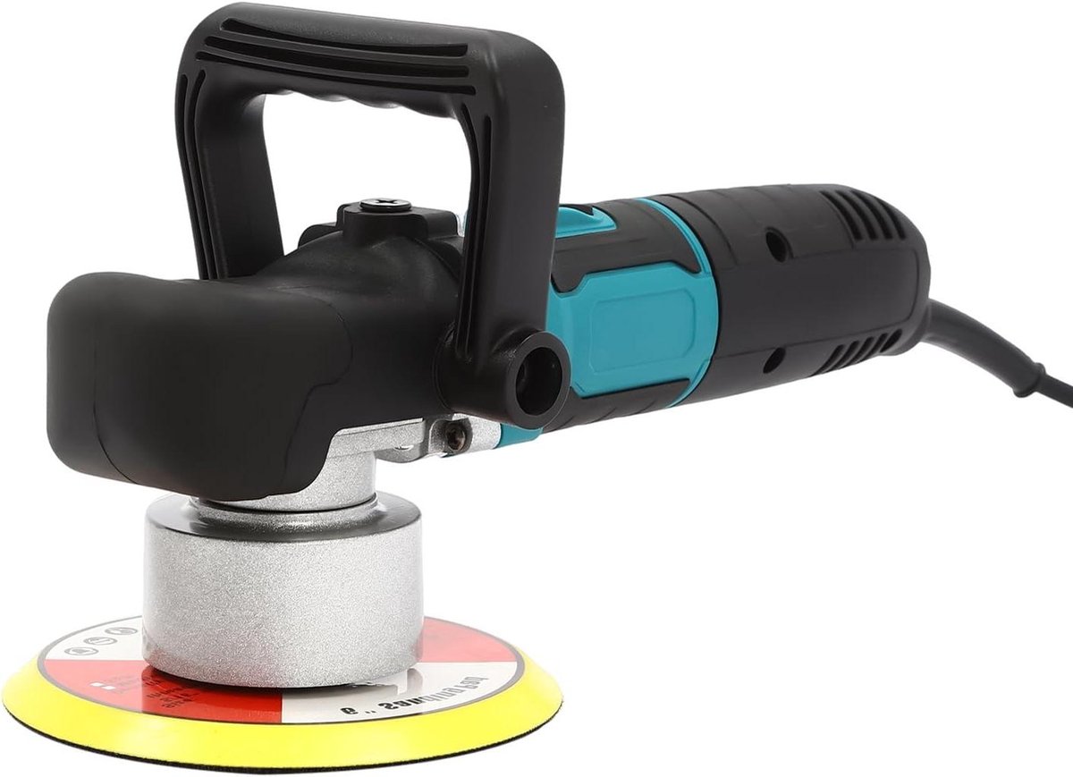Polijstmachine Set - Excentrische Polijster - Auto Meubels Polijsten - 850W Krachtige Motor - 15 cm Schijfdiameter - Zwart Blauw