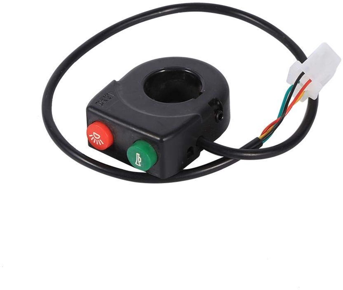 aladdien - Handlebar Control Switch - 2-in-1 Hoorn en Verlichting - Universeel voor Motorfietsen - Eenvoudige Installatie - Betrouwbare Schakelaar