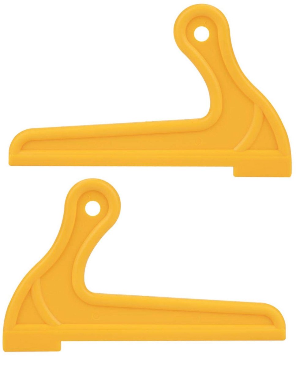 aladdien - Veiligheidshendel set - Handbescherming - Geel - Schuifzagen - Veilig werken met hout - Geschikt voor routertafel - Type V