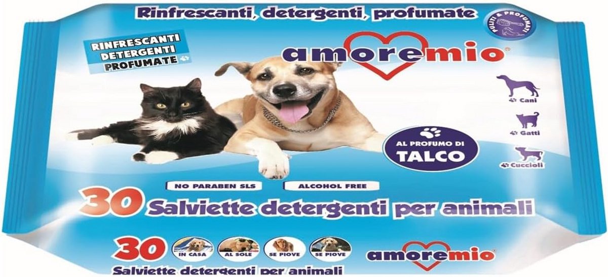 Vochtige Doekjes voor Hond en Kat - Verzorgende & Geurende Reinigingsdoekjes (Set van 10)