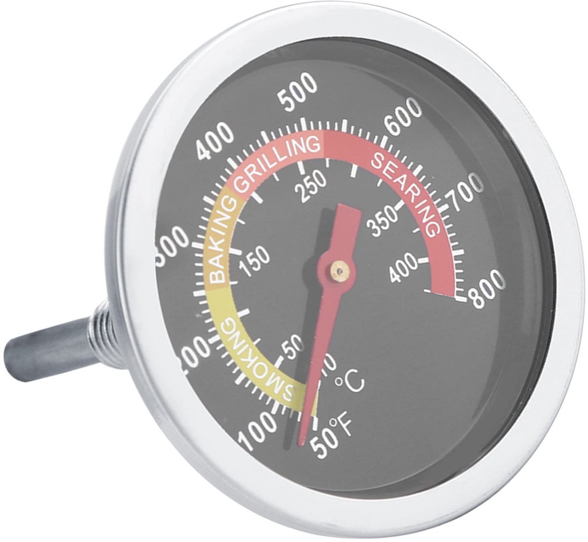 aladdien - Bbq Thermometer - Barbecue Koken - Tot 800°F - Nauwkeurig Temperatuurmeten - Geschikt voor Grillen en Roosteren - T...