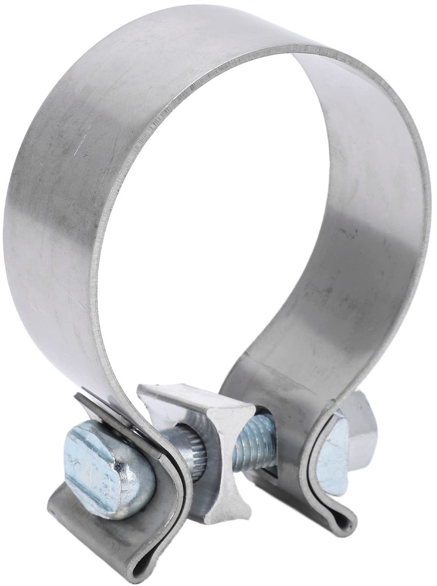 aladdien - Rvs Uitlaatpijp Connector - 66.5mm - Vervanging - Geschikt voor 3er 5er X3 X5 - Duurzaam - Efficiënte uitlaatverbinding