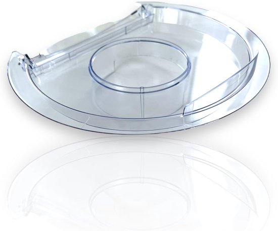 Spatdeksel Keukenmachine - Mengkom Deksel - Schoon Maken - Universele Pasvorm - Ø 244 mm - Transparant — afbeelding 5