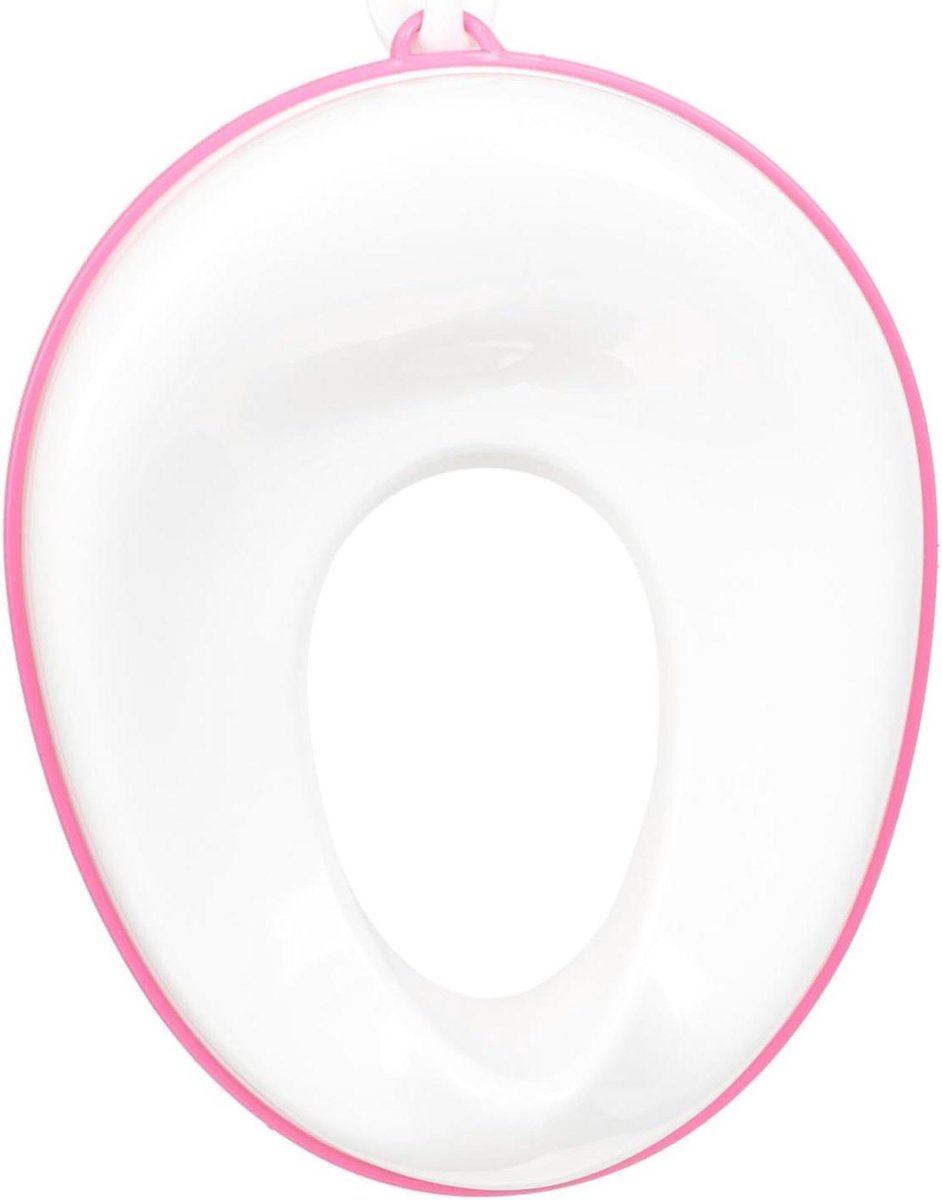Toiletbril Verkleiner - Toilettrainer Peuters - Zindelijkheidstraining Kind - Wasbaar Herbruikbaar - 38 x 28 cm - Roze