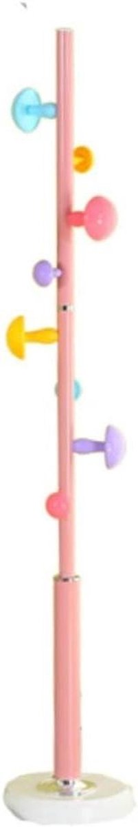 Kapstok Staand - Hangerrek - Organiseer Ruimte - Stabiele Constructie - 178 cm Hoog - Roze