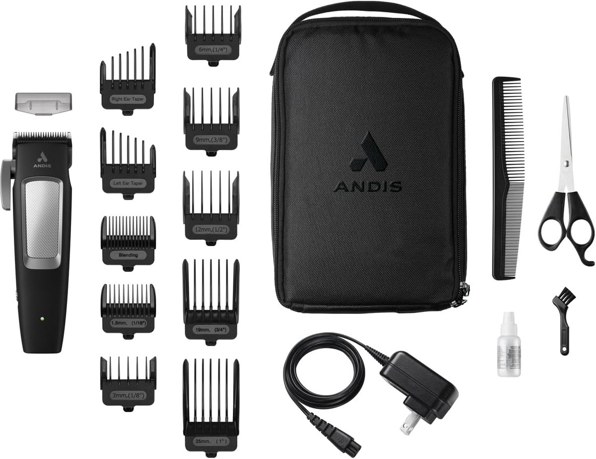 Draadloze Lithium-Ion Batterij Haartrimmer Set voor Mannen