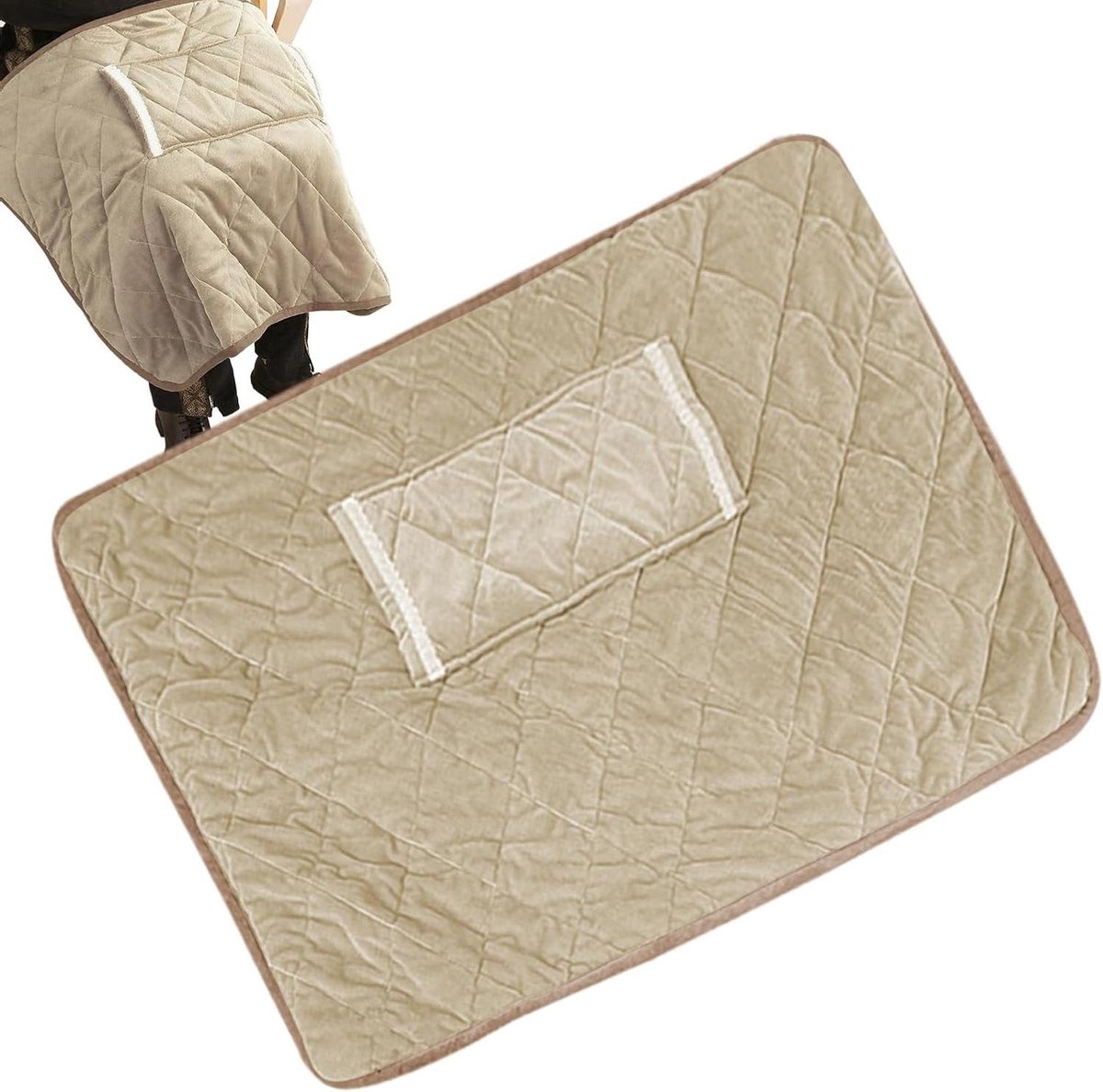 Verwarmde deken - Reisdekbed - Warm Blijven - USB Aangedreven - 60 x 80 cm - Grijs