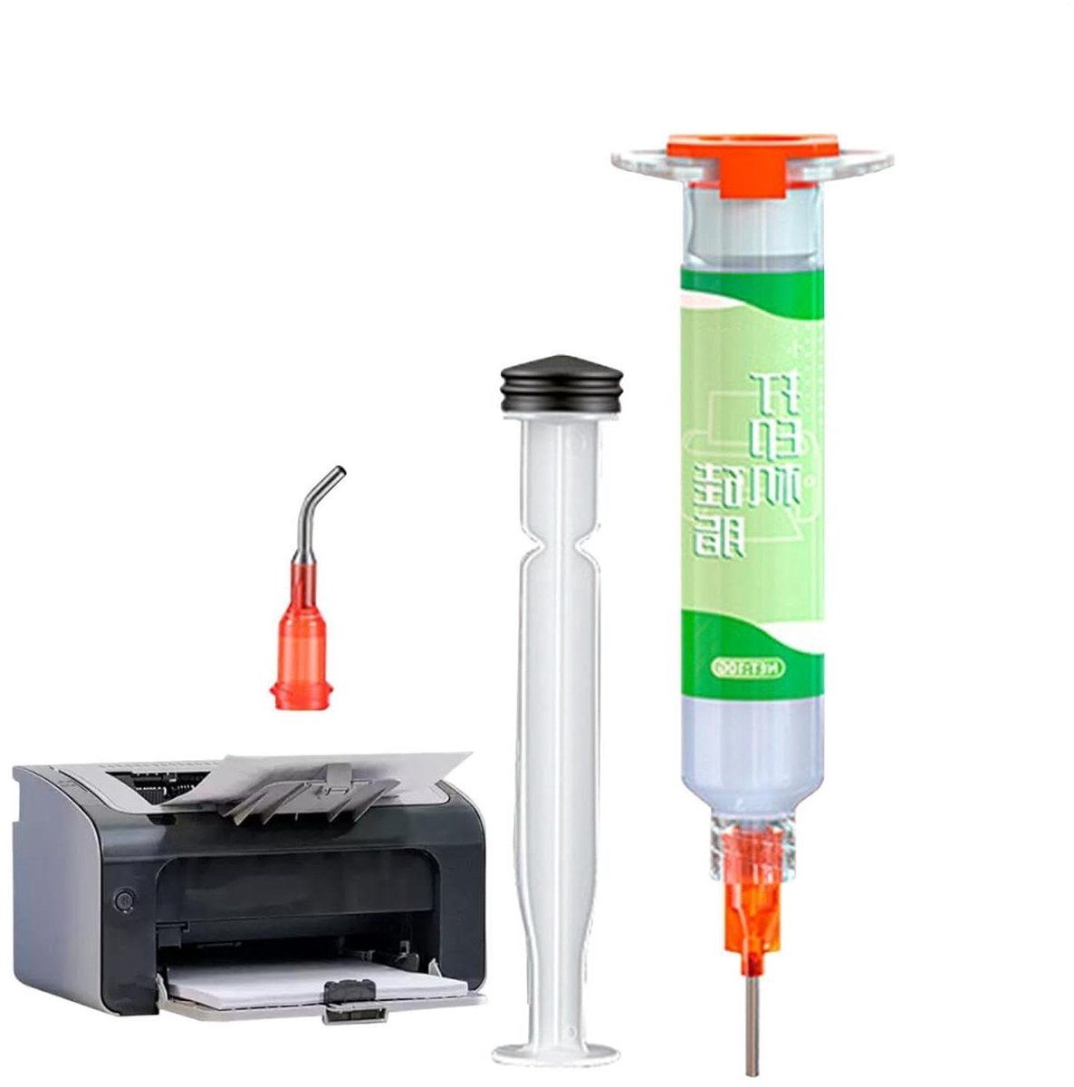 Printer Vet - Smeermiddel Precisie - Stille Rails - Langdurige Smering - 10 Gram - Wit