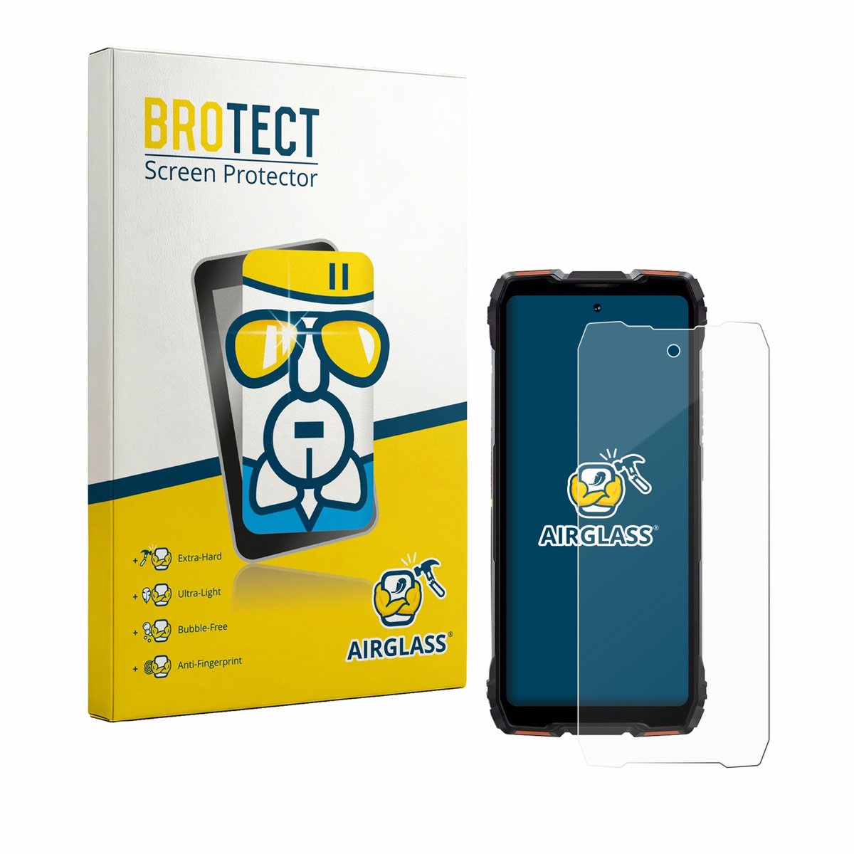 Screenprotector voor Blackview Rock 3 Beschermglas transparant