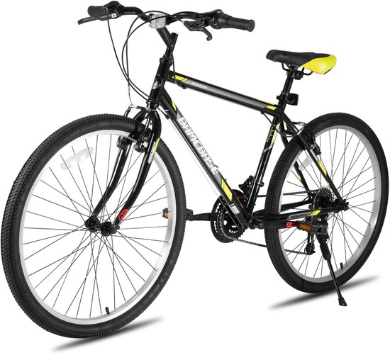 HH HILAND Mountainbike - 24 inch - MTB - 18 Versnellingen - High-Carbon Staal - Heren & Dames van Merkloos — afbeelding 4