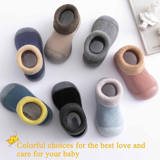 Babysokken Schoenen - Peuterschoentjes - Eerste Stapjes - Antislip Zool - 9-12 Maanden - Meerdere Kleuren — afbeelding 2