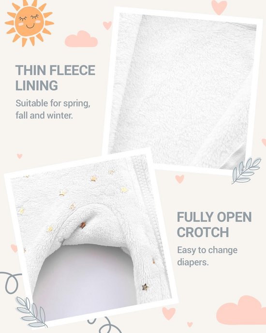 Warme Winter Jumpsuit met Capuchon voor Baby Jongens en Meisjes 0-12 Maanden — afbeelding 3