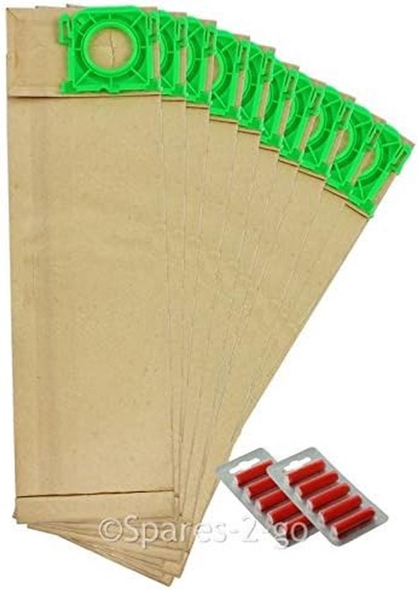 Stofzakken en Parfumerie Sticks Compatibel met Sebo Stofzuigers - 10 Stuks