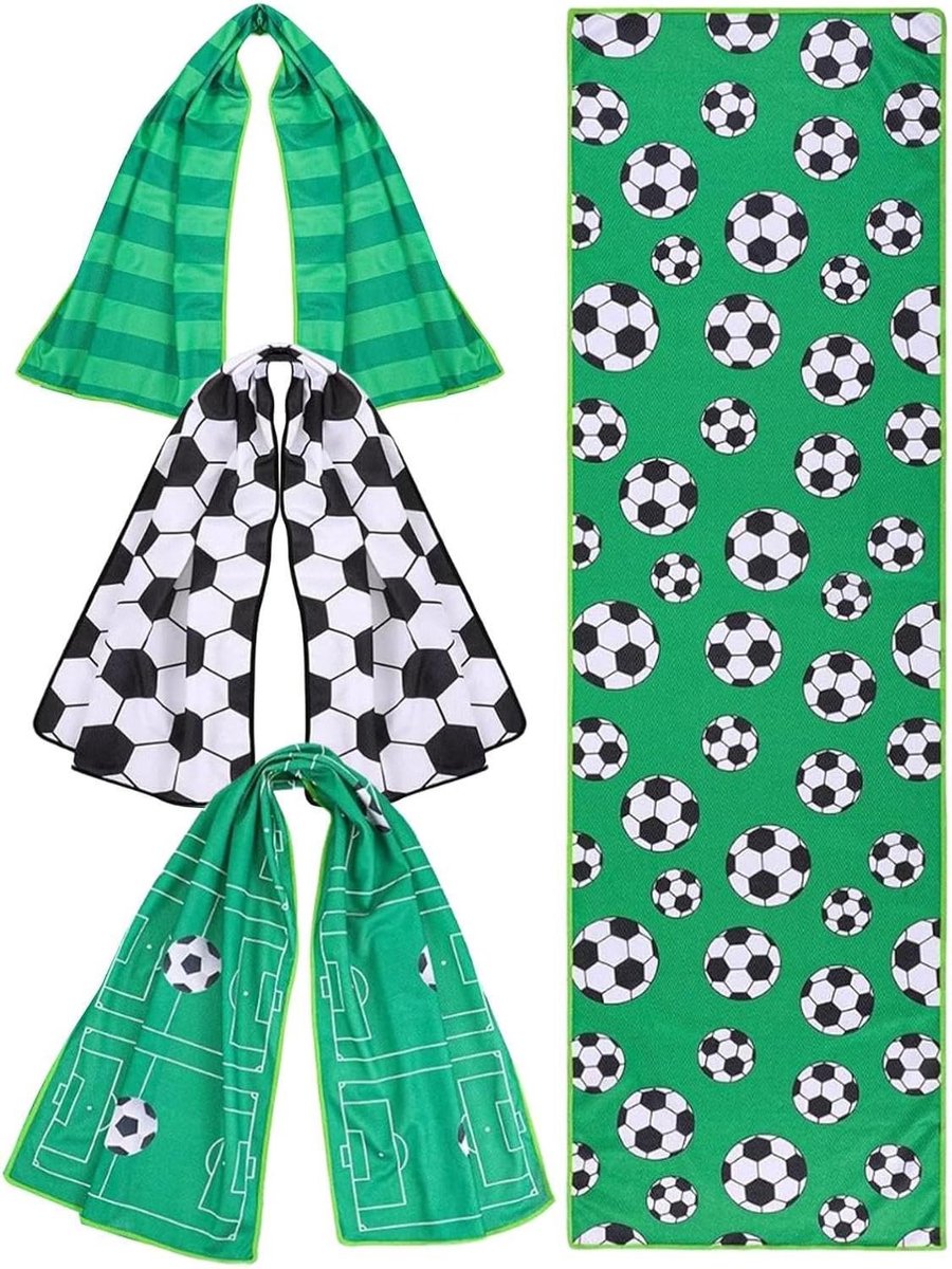 Verkoelende Handdoeken - Sportdoeken Set - Sport en Ontspanning - Directe Verkoeling Stof - 4 Stuks - Blauw