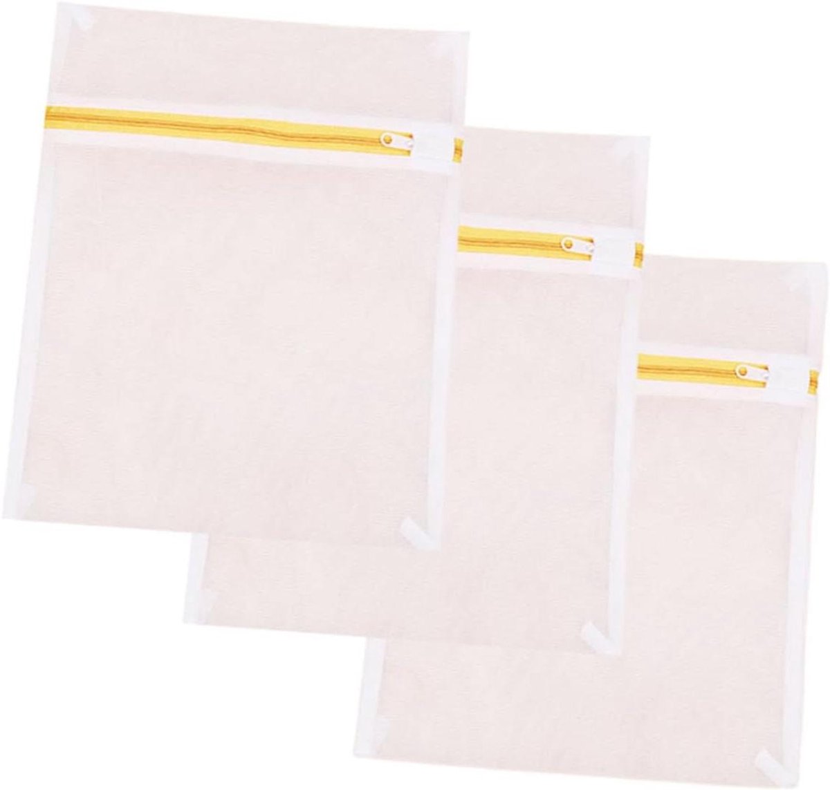 Fijnmazige Waszakken - Lingerie Waszak - Delicate Was - Beschermt Kleding - 3 Stuks Medium - Willekeurig