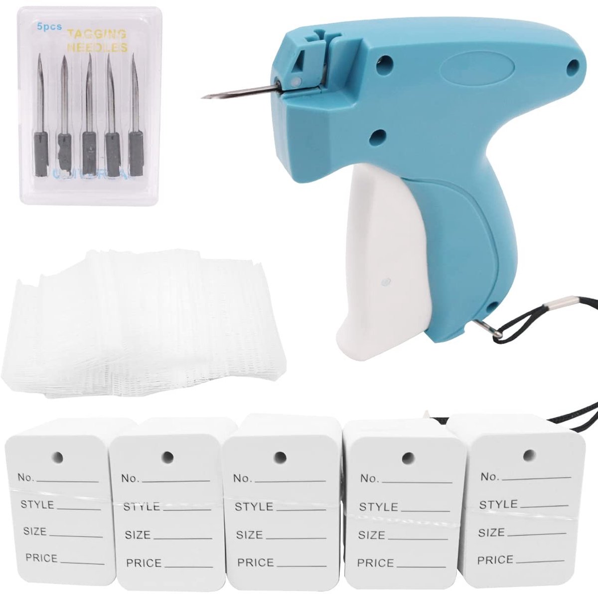 aladdien - Kleding Tag Attacher - Kledingstuk Applicator - Handig en tijdbesparend - Groen - 5507 Stuks - Ideaal voor consignatieverkoop - Geschikt ...