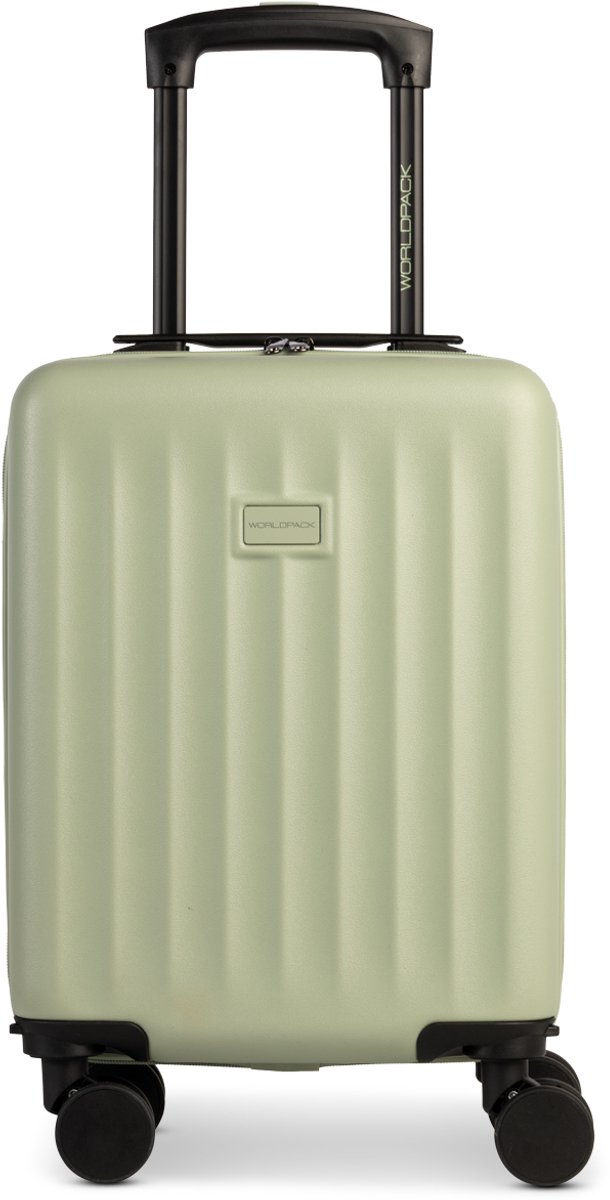 Worldpack Underseater Cabin Koffer ABS | Afneembare Wielen | Grijs-Groen