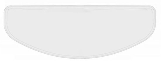 VT Goods - Pinlock Visor - Anti-fog film - Bescherming tegen mist - 27x9cm - Universele visormontage - Geschikt voor motorhelmen - Transparant
