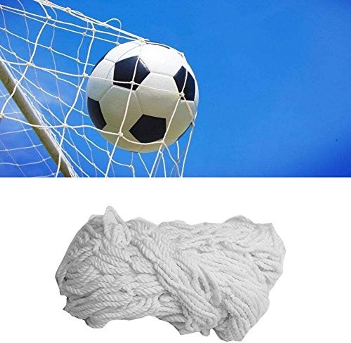VT Goods - Vervangend Voetbalnet - Multi-Size Football Net - Ideaal voor Voetbaltraining - Duurzaam en Weerbestendig - Geschikt voor Alle Voetbaldoe..