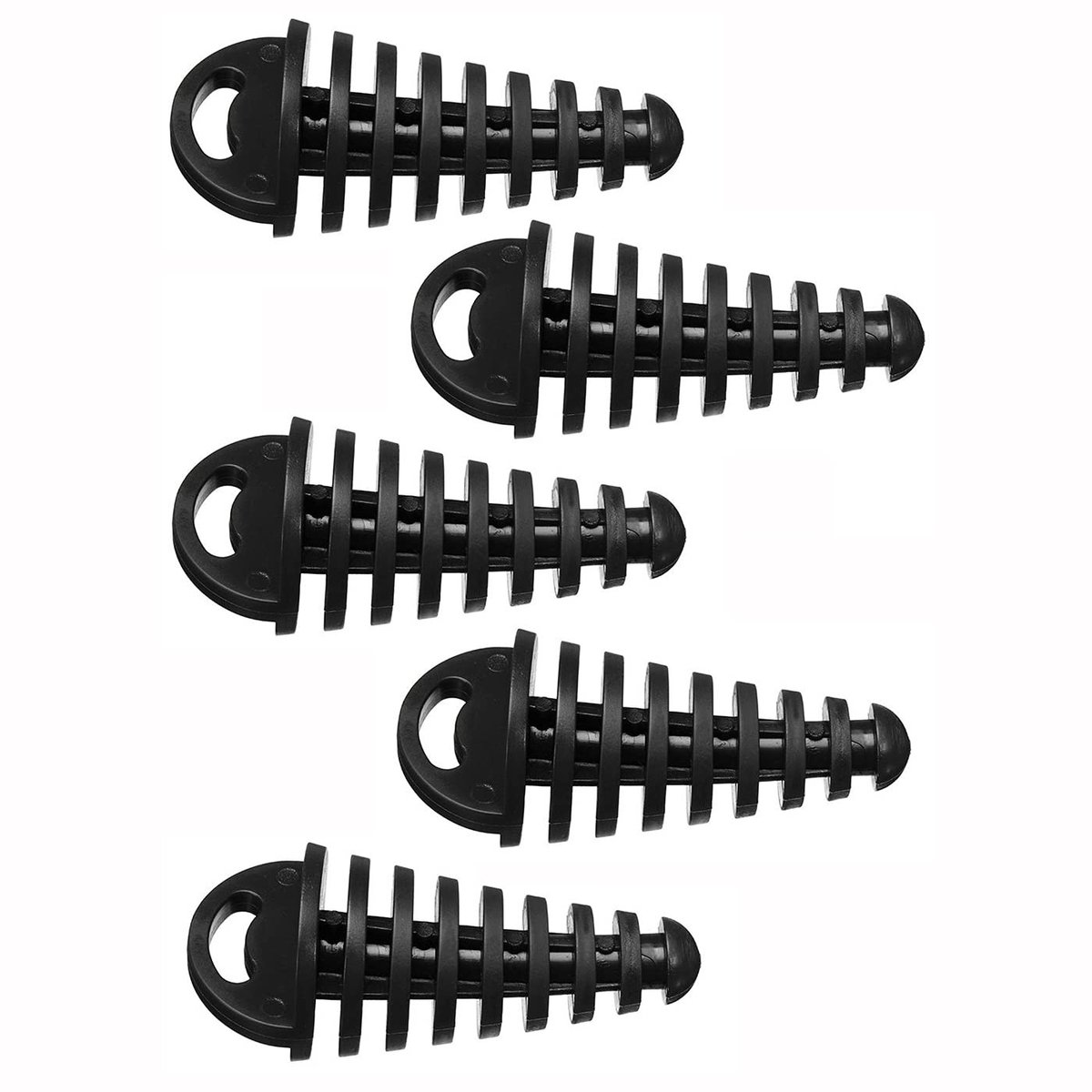 ONF3 - Waterdichte Uitlaatdemper Plug - Rubber Stopper - Zwart - Geschikt voor Off-road Motorfietsen - Universele Toepassing