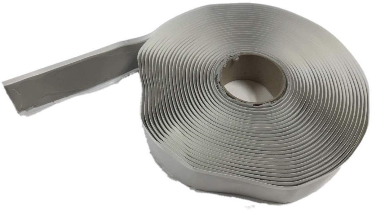 Butyl Tape - Dichtingskit Tape - Waterdicht Maken - Houdt Flexibel - 30 Meter - Grijs