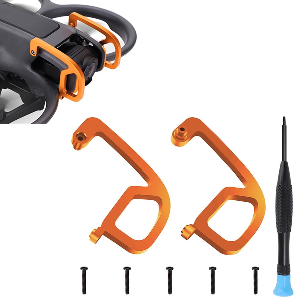 ONF3 - Gimbal Bumper - Aluminium Bescherming - Voor DJI Avata 2 Drone - Schokbestendig en Duurzaam - Perfect voor Veilig Vliegen - Geschikt voor...