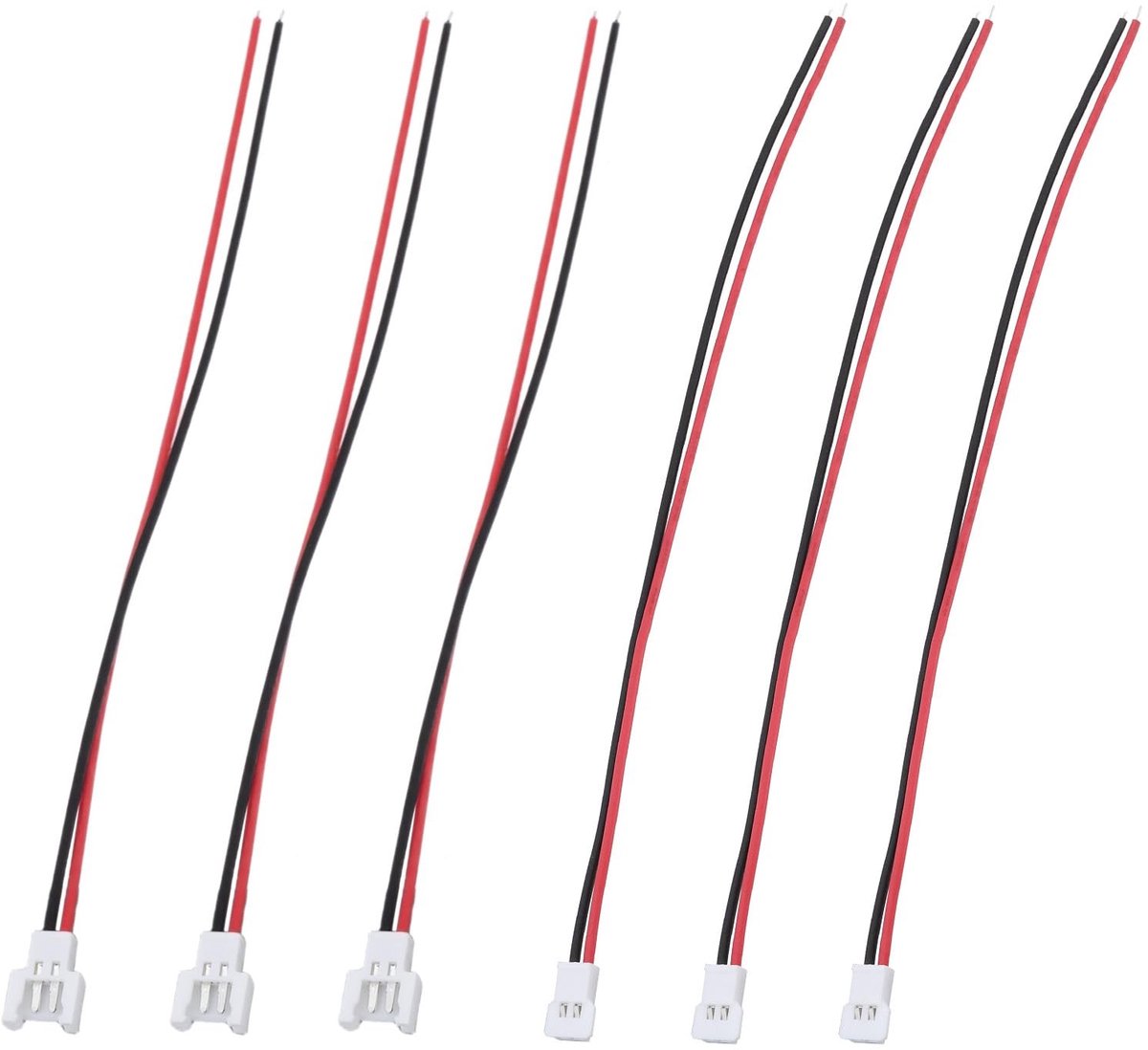 ONF3 - Antenne Docking Kabel Connector - 2mm Pitch - 2-Pin - Voor 1S Lipo Batterij - 40 Stuks - Geschikt voor Lipo Batterijen - Ideaal voor Mode...