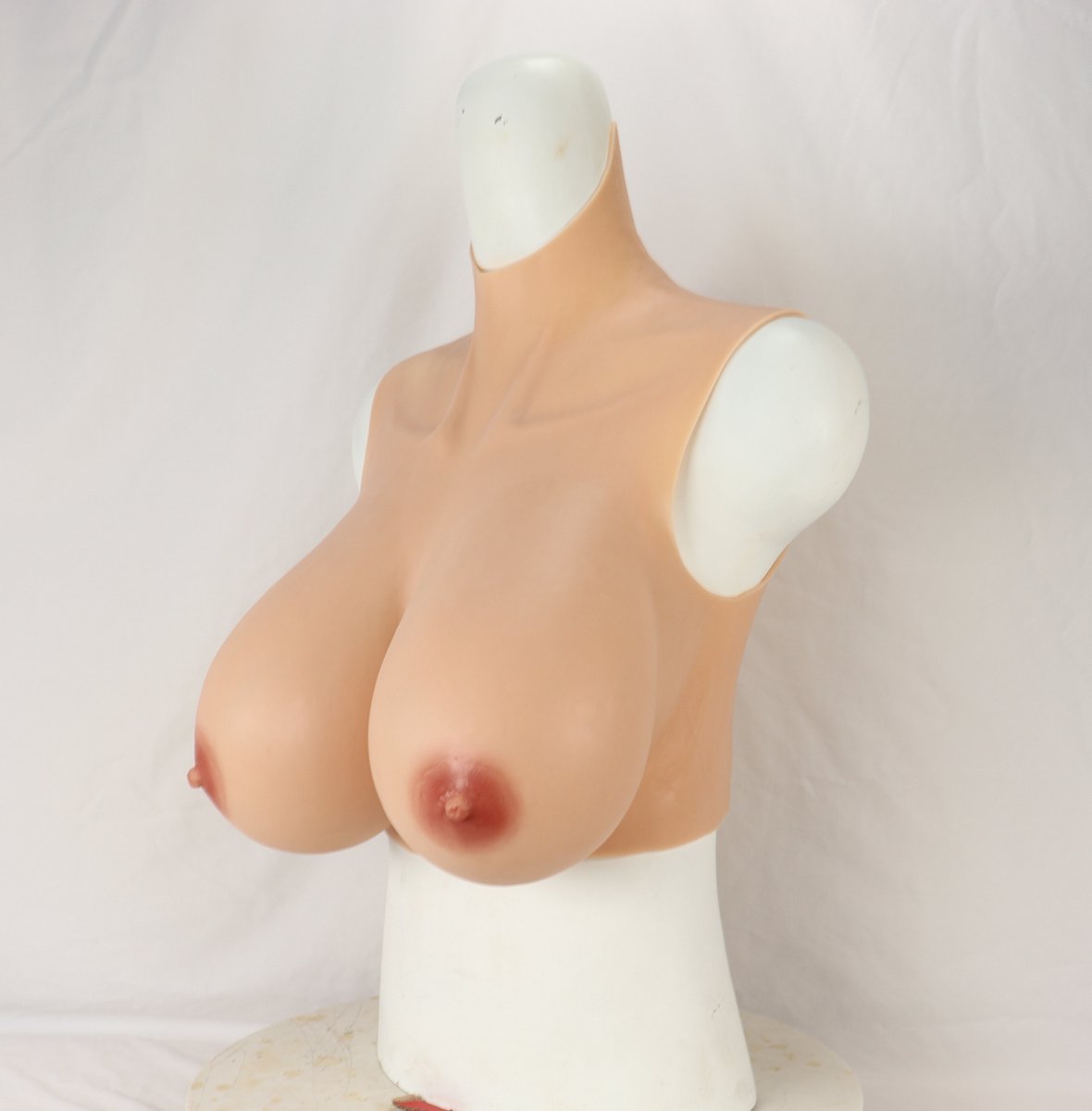 Siliconen Borsten- Breastplate- 100% siliconen- 5800 gram- Grote Borsten- Nep borsten- K cup- Cosplay- Travestie-Transgender