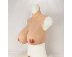 Siliconen Borsten- Breastplate- 100% siliconen- 5800 gram- Grote Borsten- Nep borsten- K cup- Cosplay- Travestie-Transgender