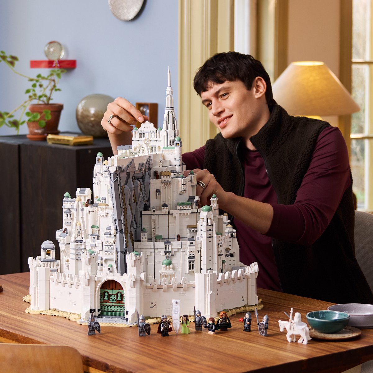 LEGO Icons The Lord of the Rings: Minas Tirith Bouwpakket voor Volwassenen - 11377 – foto 4