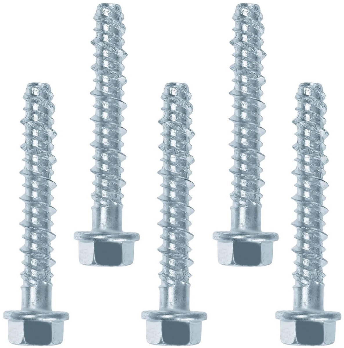aladdien - Betonschroeven - Schroeven voor beton - Hoge treksterkte - M8 x 60mm - Zonder pluggen - Verzonken met ring - Geschikt voor metselwerk en ...