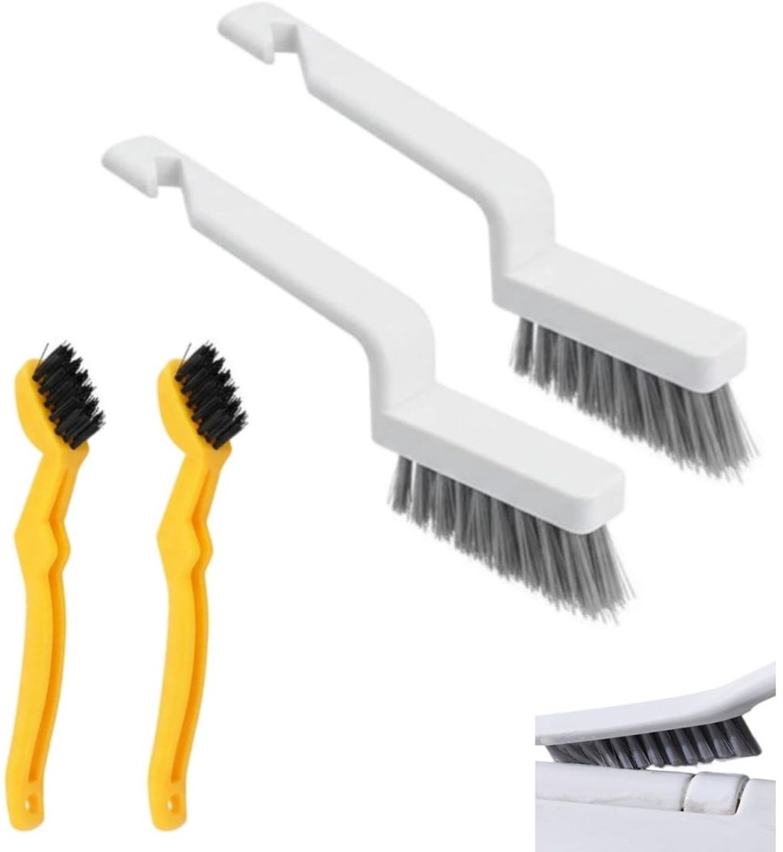 MRKK® Voegenborstel Badkamer - Voegenreiniger - Schrobborstels