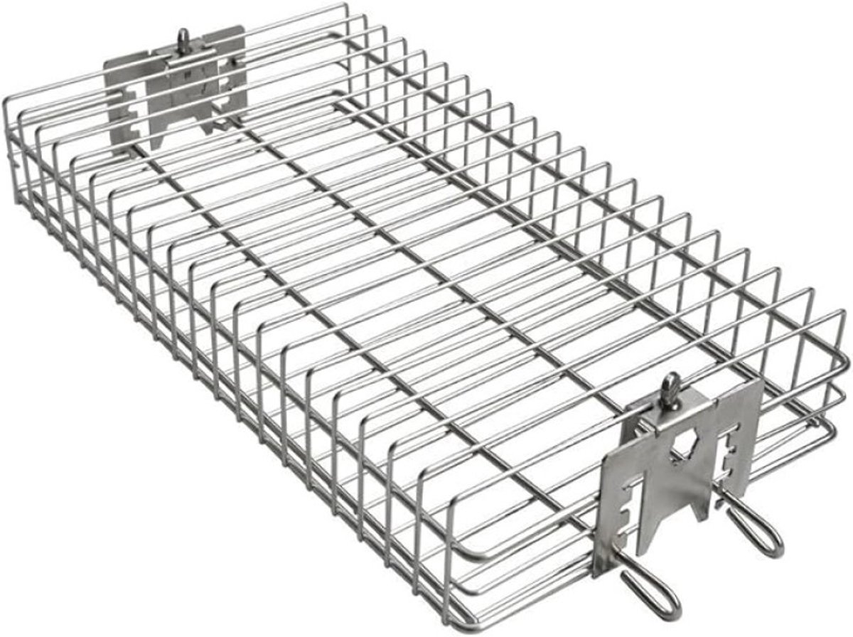 Roestvrijstalen Grillmand voor Rotisserie Spies