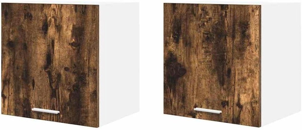 Hangende Keukenkast - Wandkast Keuken - Keukengerei Opbergen - Minimalistisch Design - 40 x 31 x 40 cm